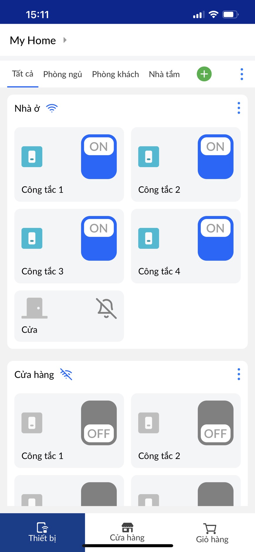 App IOT, Smart Home